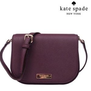 Kate Spade plum Carson Laurel Way crossbody
